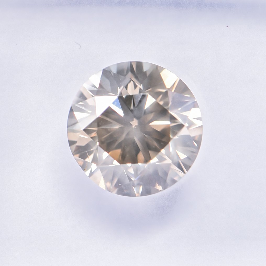 没有保留价 - 1 pcs 钻石  (天然色彩的)  - 1.01 ct - 圆形 - Fancy 稍帶棕色的, 稍帶綠色的 黄色 - SI2 微内含二级 - 国际宝石研究院（IGI） - VG #2.1