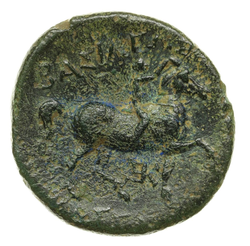 马其顿国王. Kassander (regent, 317-305 BC, king, 305-298 BC). Unit (Rider on horseback). Uncertain mint in Macedon ca. 323-310 BC. (没有保留价) #1.0