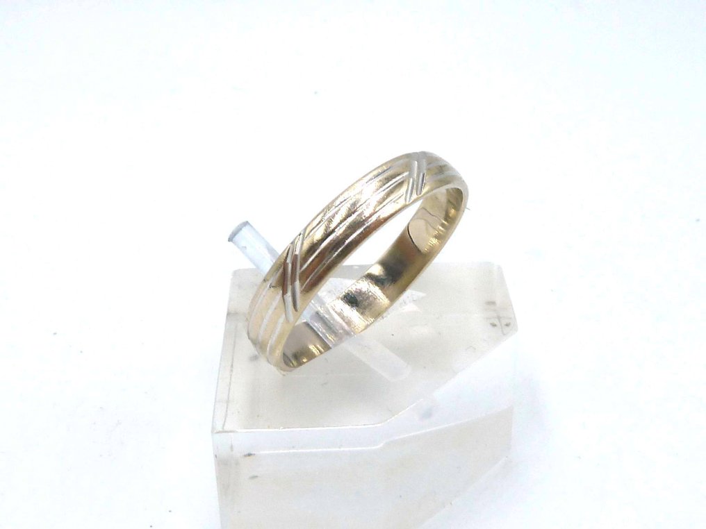 Nincs minimálár - Gyűrű - 9 Kt Fehér arany #1.0