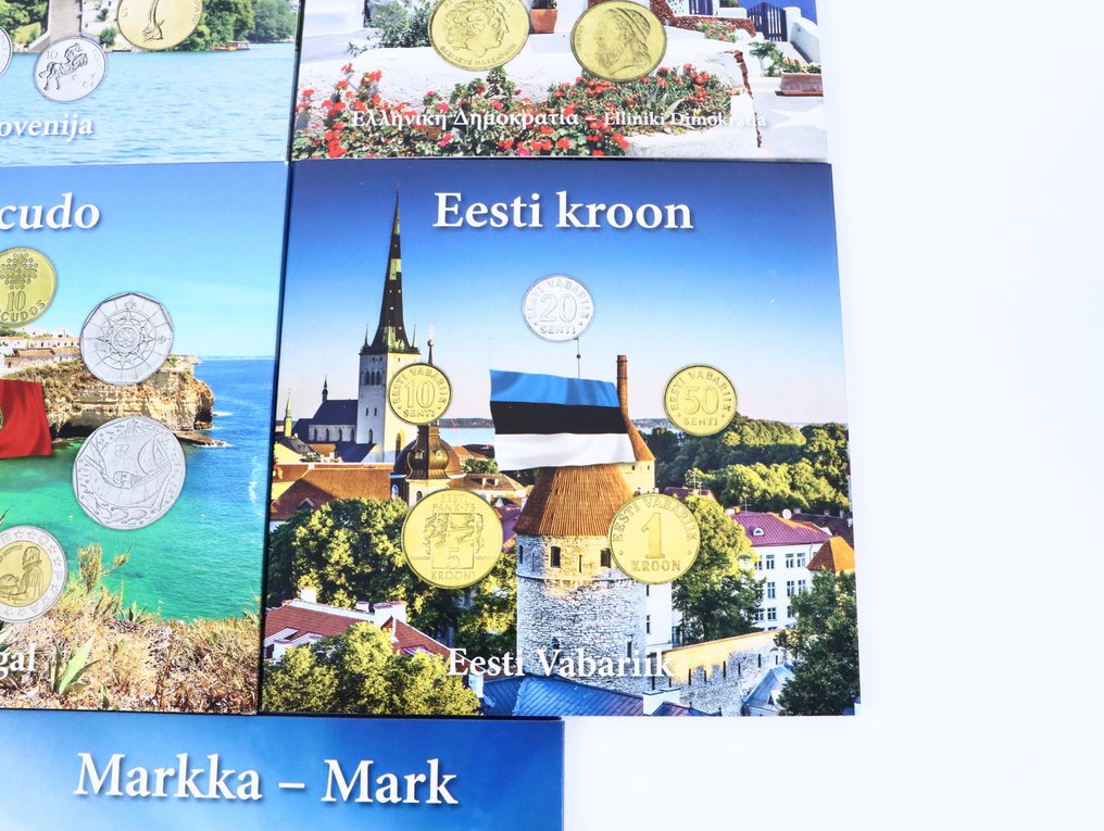 Europa. Series 1 Cent - 2 Euro Various Years (7 series) (Ingen mindstepris) #2.1