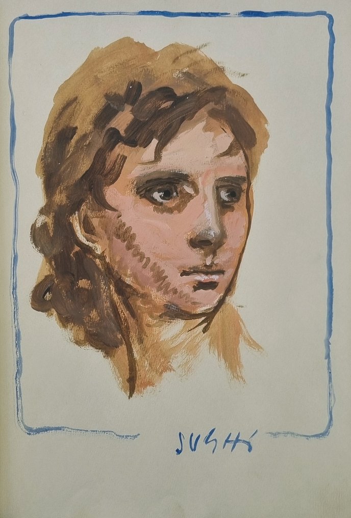 Alberto Sughi (1928-2012) - Ritratto di ragazza #1.0
