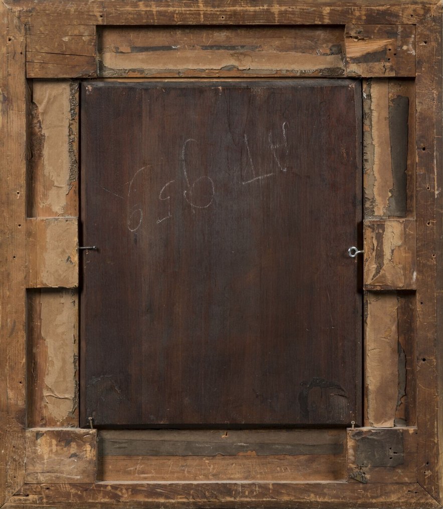 Flämische Schule (XVIII-XIX), Nello stile di (after) - Blumenstrauß mit Schmetterling #4.3