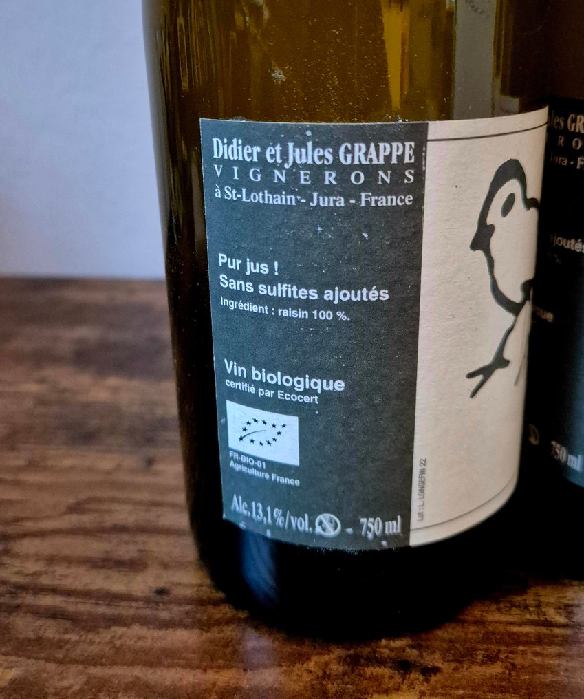 2022 Didier et Jules Grappe "Traminer Longefin" - Jura - 6 Bottles (0.75L) #1.0