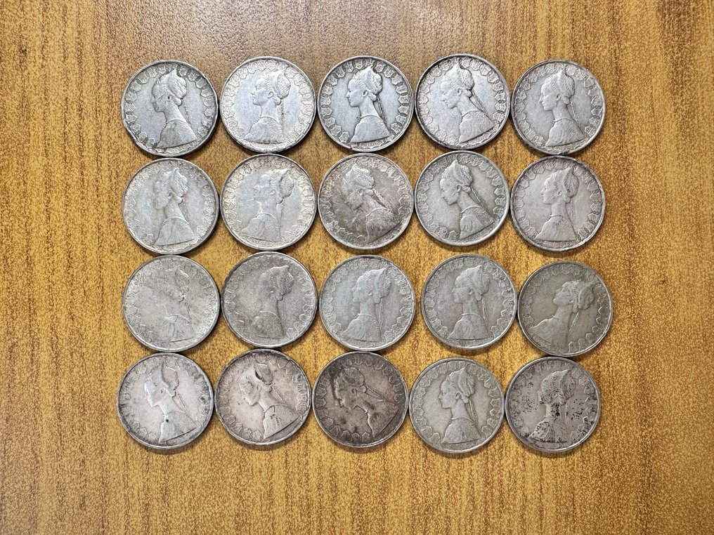 Olaszország, Köztársaság 500 Lire Anni vari Caravelle (20 monete) (Nincs minimálár) #1.0
