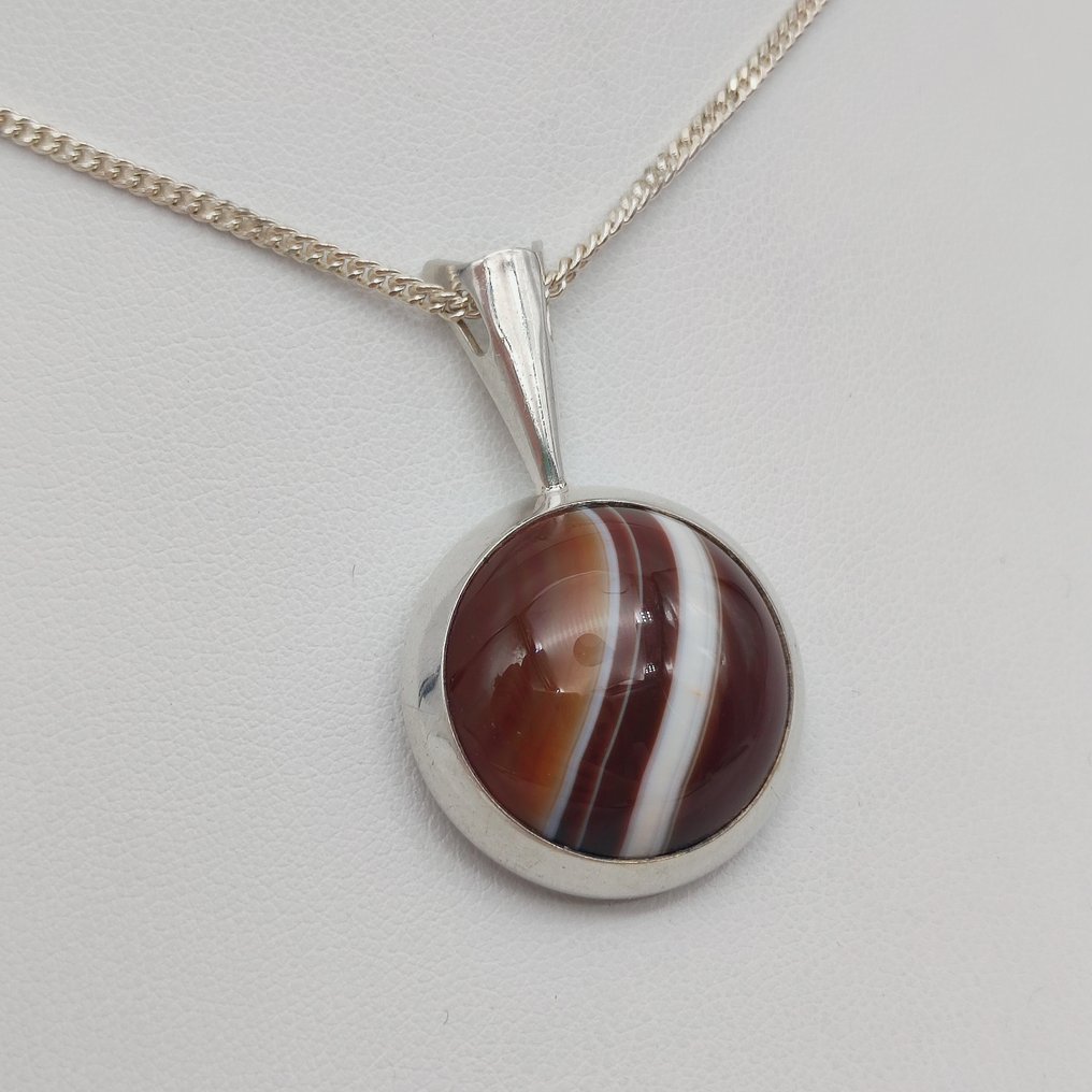 Sem preço de reserva - Colar com pingente Prata #1.0