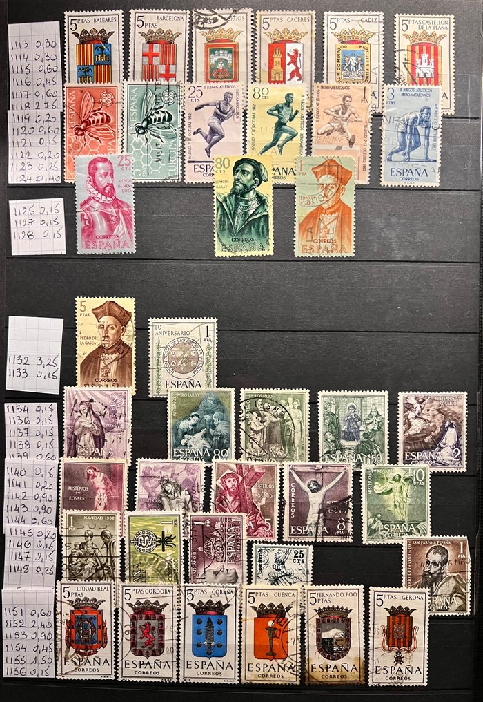 Spanyolország 1889/2017 - Album linder bélyegekkel, főként használtak, de újak is. - Unificato 2023. / 890€ #4.3