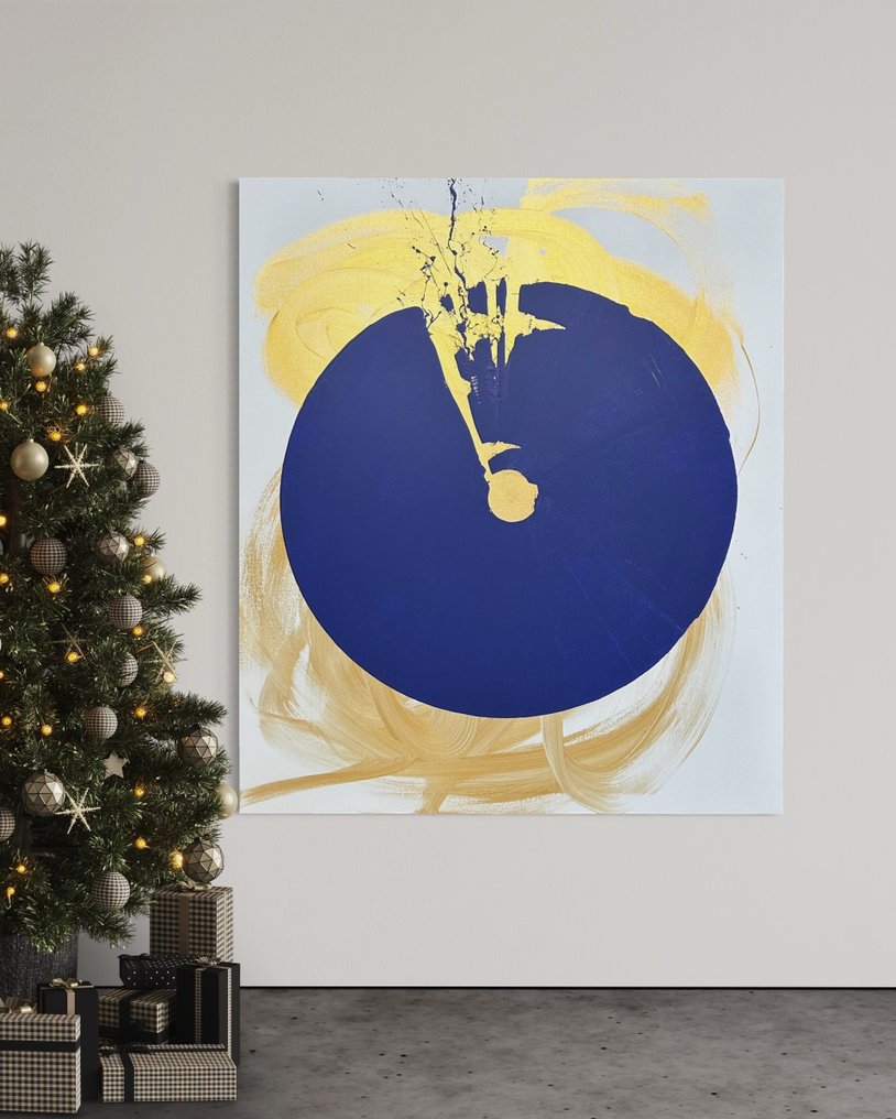 Eren - Blue Iris on Gold no.2 - XXL #1.0