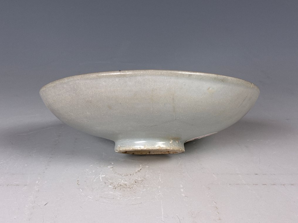 樞府瓷白釉印花盘（Lot.s0144） - 瓷, 陶瓷 - 中国 - 元-明朝 #1.0