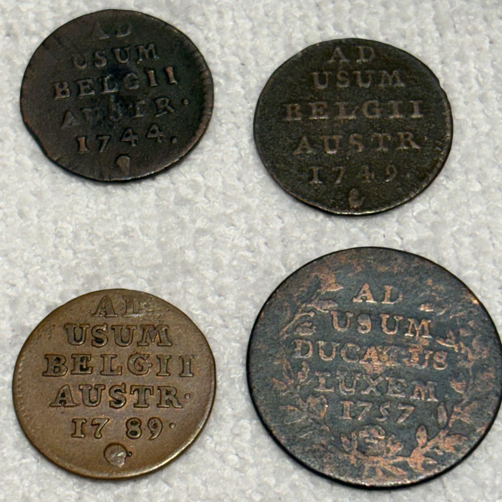 Αυστριακή Ολλανδία. Lot 7 monnaies  (χωρίς τιμή ασφαλείας) #2.1