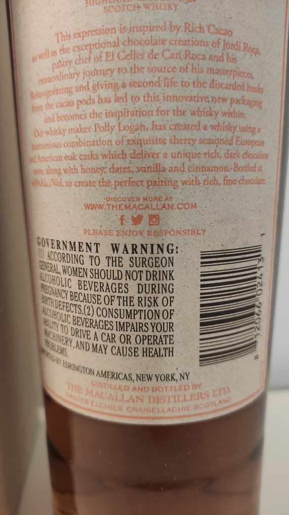 Macallan The Harmony Collection Rich Cacao - 750ml #3.2