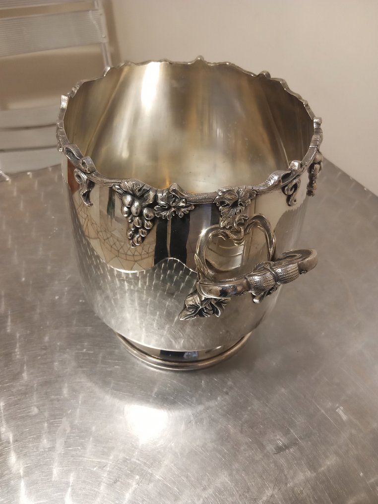 Răcitor de șampanie - Placat cu argint - metal argintiu #4.3