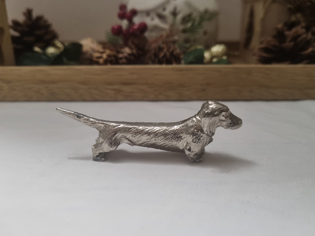 Posacuchillo (6) - teckels - metal plateado #1.0