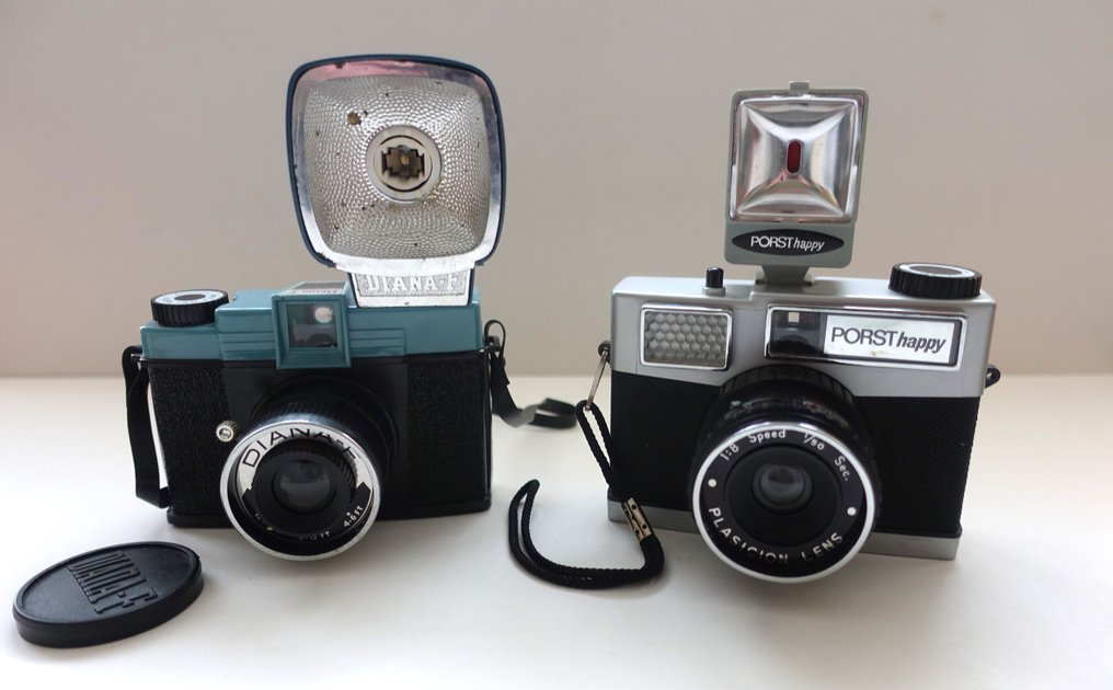 Porst happy Roll Film kamera / Diana F Flash camera | 120 / medium format camera (No reserve price) #2.1