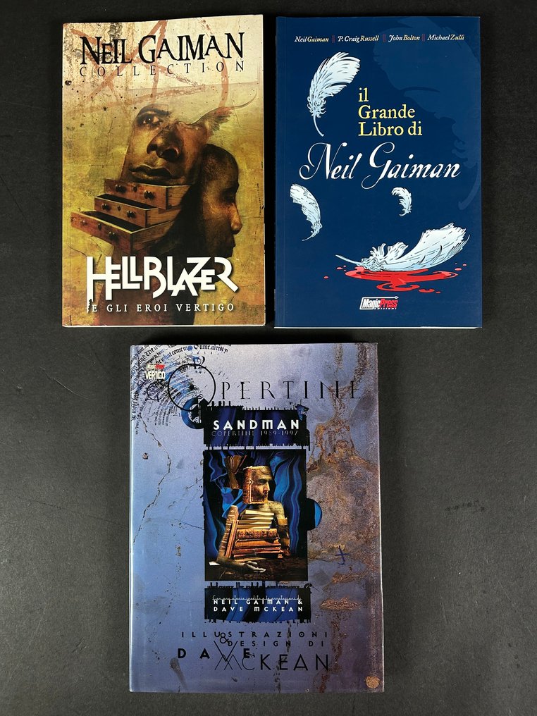 Neil Gaiman Sandman Overture nn 1/6 cpl - Il Grande libro di N.G., Hellblzer, Sandman - 9 Album - Πρώτη έκδοση - 2014 #1.0