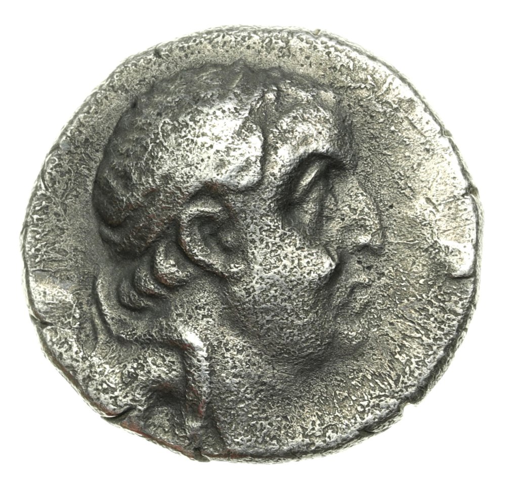 Cappadocia, regii. Ariobarzanes I Philoromaios (95–c. 63 Î.Hr.). Drachm (Athena & Nike). Mint A (Eusebeia under Mt. Argaios), Year 14 (82-81 BC). (Fără preț de rezervă) #1.0