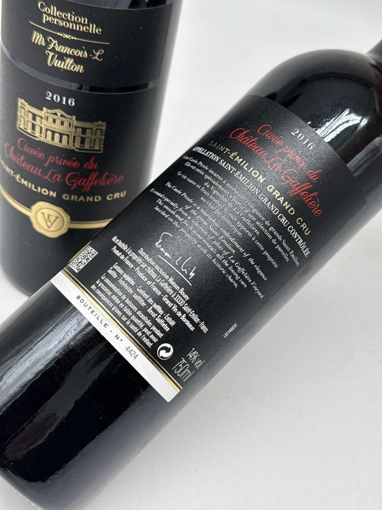 2016 Cuvée Privee du Chateau la Gaffeliere - Collection Personnelle Mr Francois-L Vuitton - Saint-Émilion Grand Cru - 2 Flaskor (0,75L) #2.1