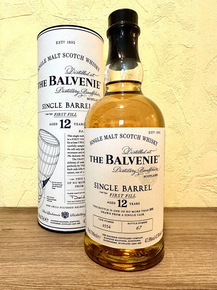 Balvenie 12 years old - Single Barrel First Fill No. 4554 - 70cl #1.0