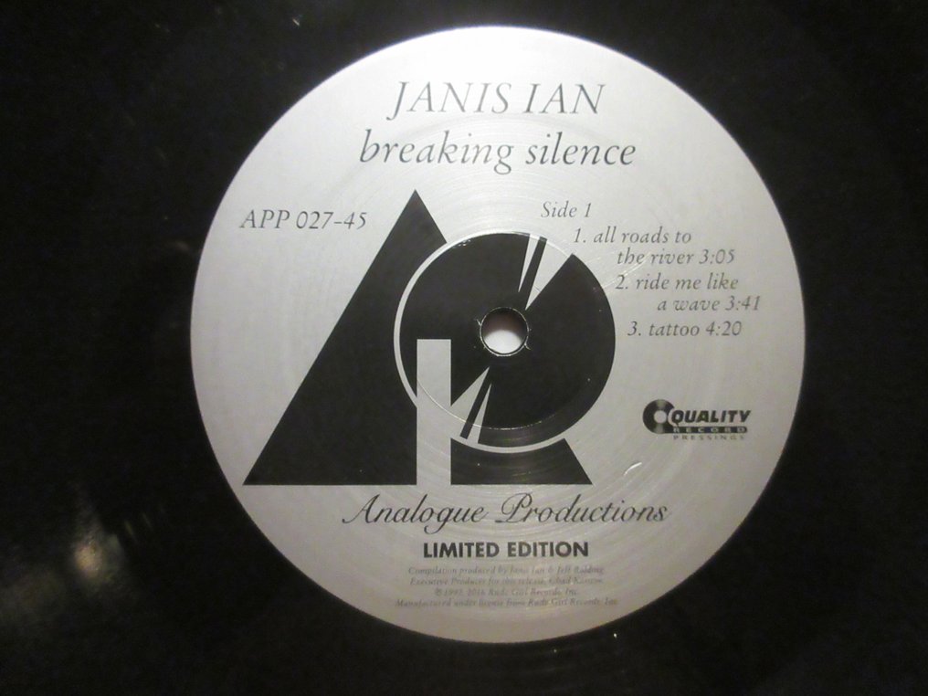 Janis Ian - Breaking Silence - 2 x LP 專輯（雙專輯） - 2017 #2.1