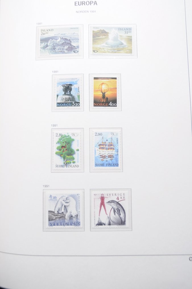 Europa CEPT - Kokoelmat ja jäännökset eri albumeissa #2.1