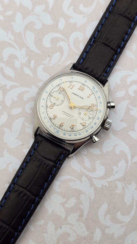 Chronographe Suisse - Lebois & Cº - Cal. Landeron 149 - Sem preço de reserva - Homem - 1900-1949 #4.3