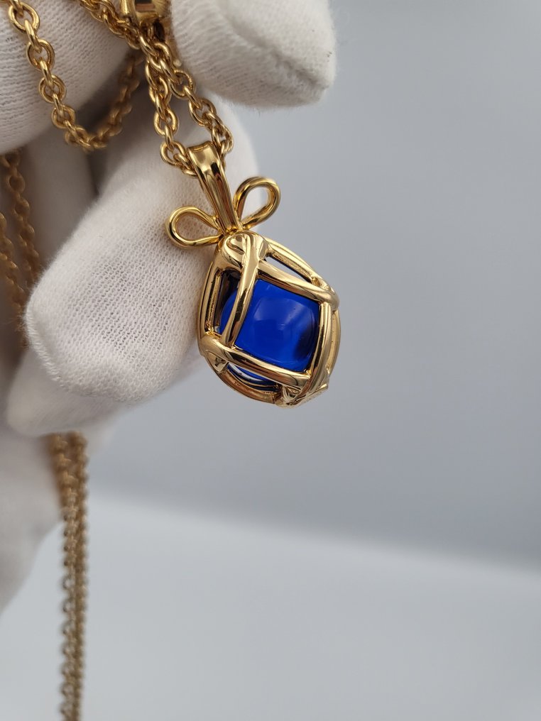 Joan Rivers - Modulärt couture-halsband – Joan Rivers Classics Collection – Guldpläterat – Utbytbara cabochons - Statement-halsband #3.2