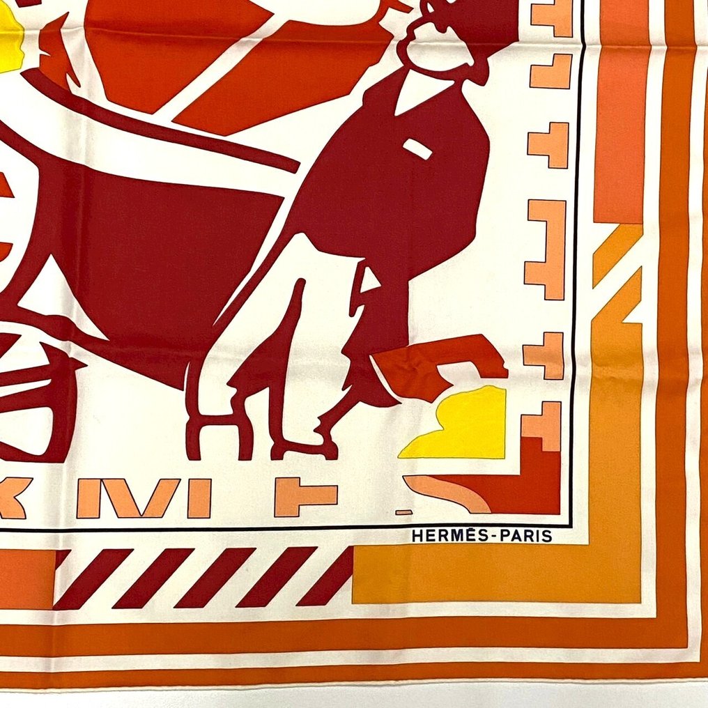 Hermès - CARRE 70 (PUZZLE) 100%COTTON - Scarf #4.3