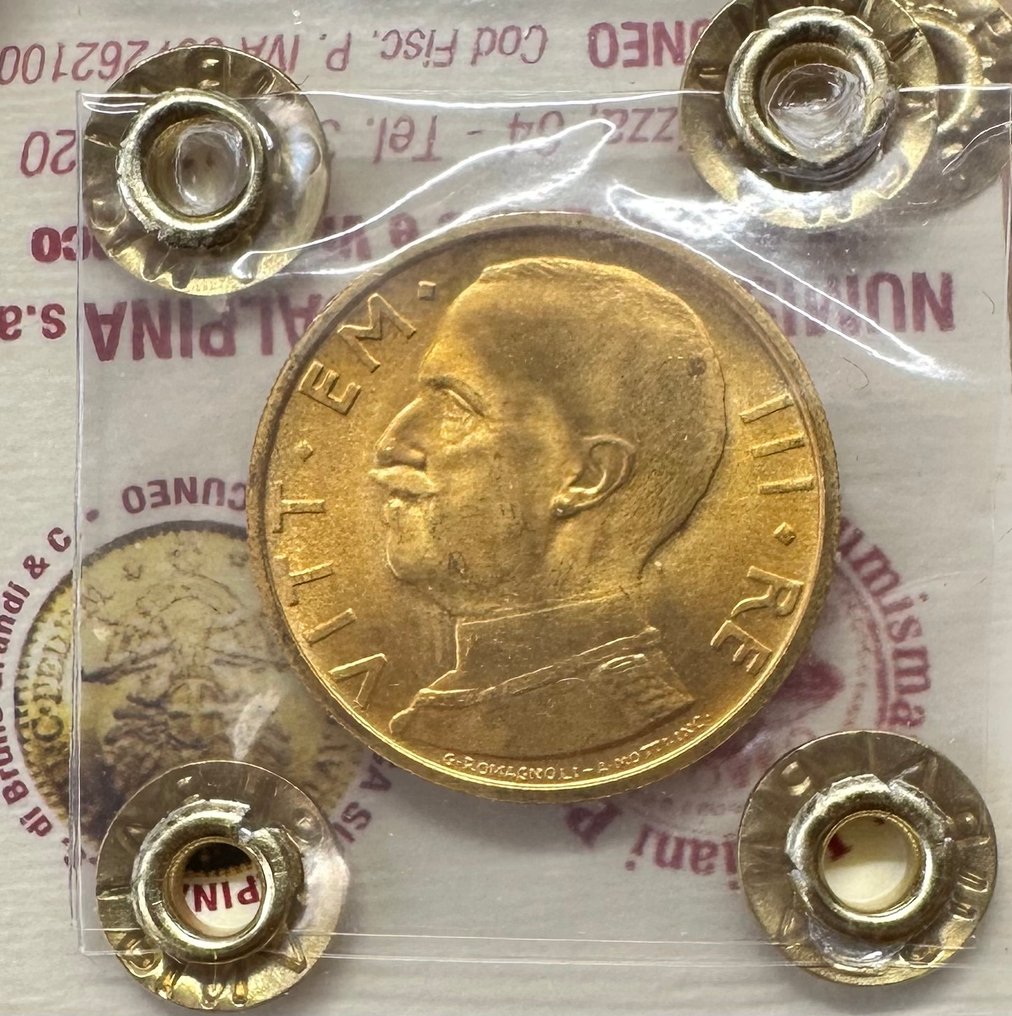 Italia, Kongeriket Vittorio Emanuele III. 50 Lire 1931 IX "Littore" #1.0