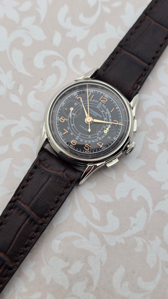 Chronographe Suisse - Cal. Landeron 48 - Senza prezzo di riserva - Uomo - 1900-1949 #4.3