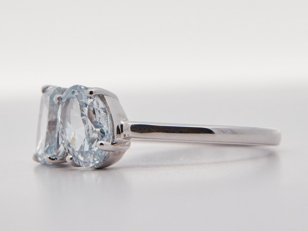 χωρίς τιμή ασφαλείας - Δαχτυλίδι - 14 καράτια Λευκός χρυσός - 2.23ct. tw. Διαμάντι (Εργαστηριακής καλλιέργειας) #4.3