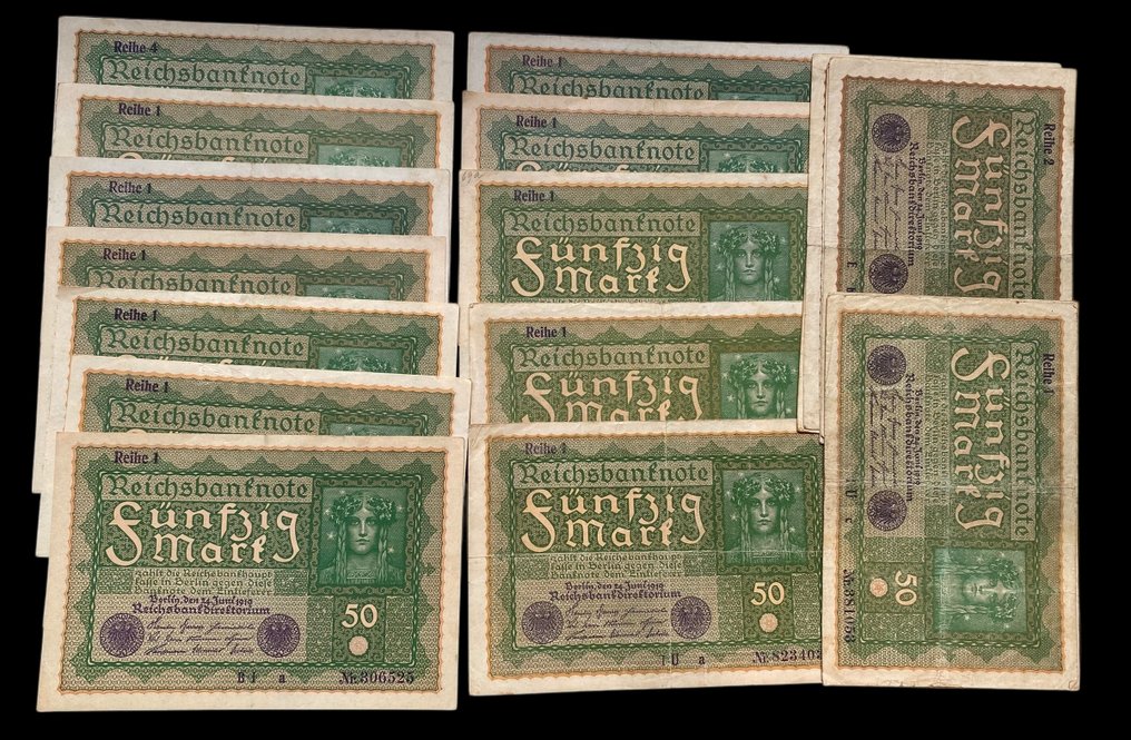 Allemagne. - 217 banknotes - various dates (Sans prix de réserve) #2.1