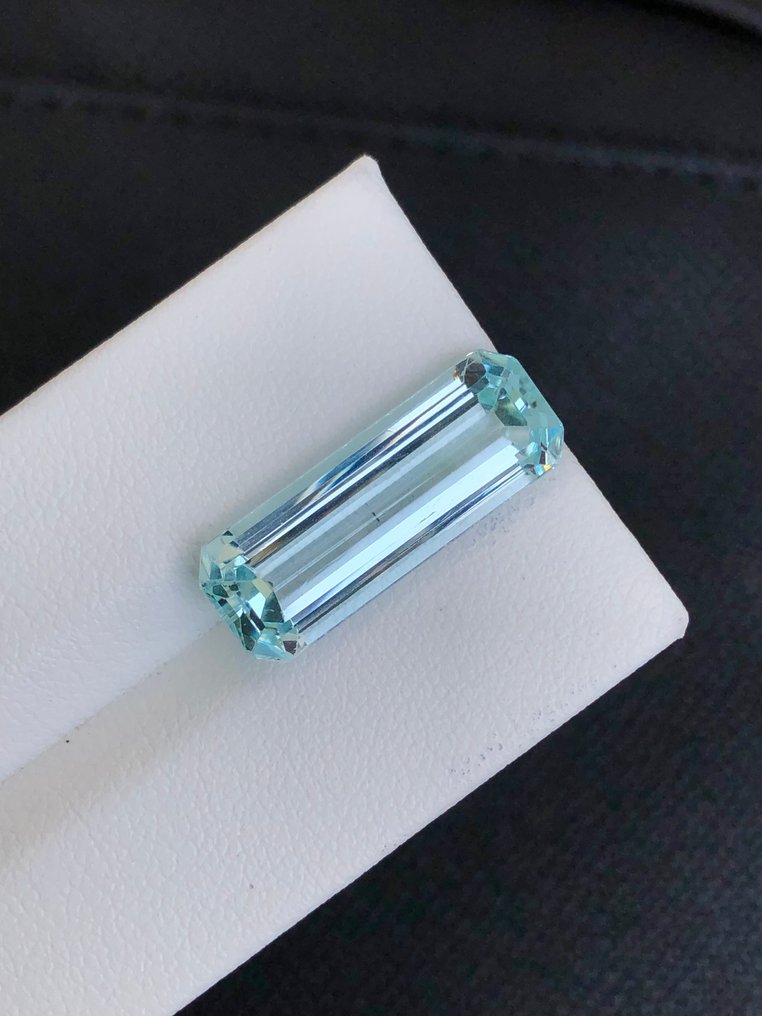 沒有保留價 - 1 pcs  藍色 海藍寶石  - 9.08 ct - 國際有色寶石協會 (ICA GemLab) #1.0