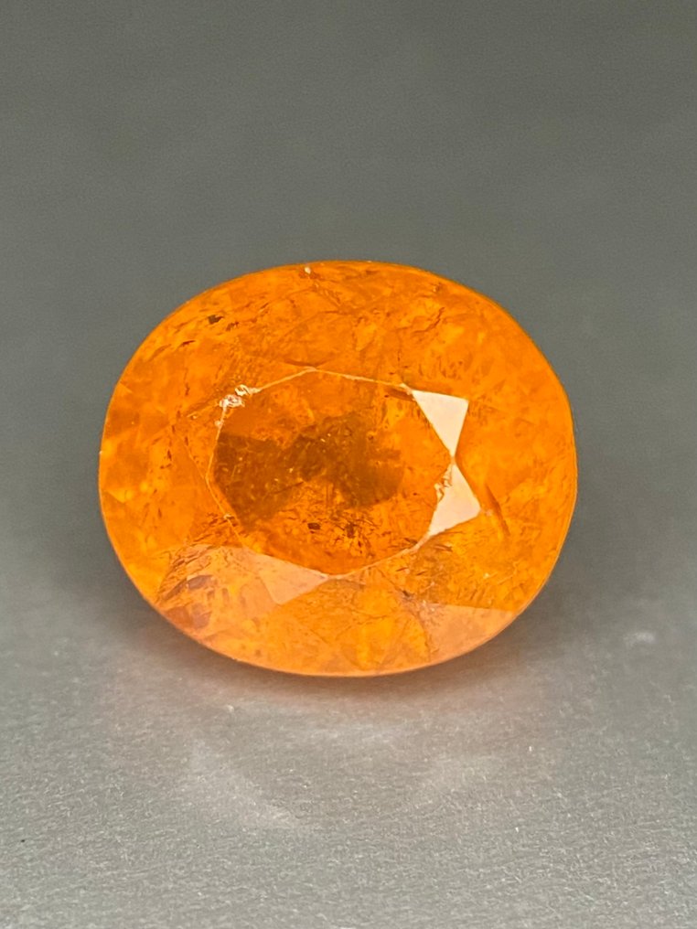 1 pcs  橙色 錳鋁榴石  - 5.67 ct - 國際有色寶石協會 (ICA GemLab) #3.2