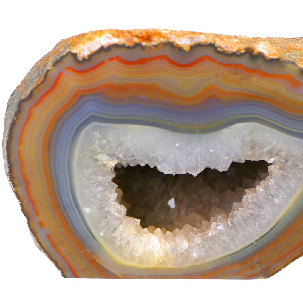 Χωρίς Εγγύηση - Αγκάτη Rainbow Geode - 11x13x10 εκ.- 1.97 kg #3.2