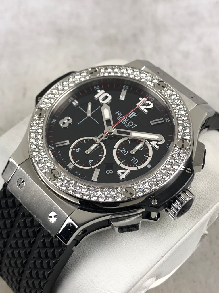 Hublot - Big Bang 44 Chronograph Diamonds 1,78 Carat - 301.SX.130.RX.114 - Herre - 2010-2020 #1.0