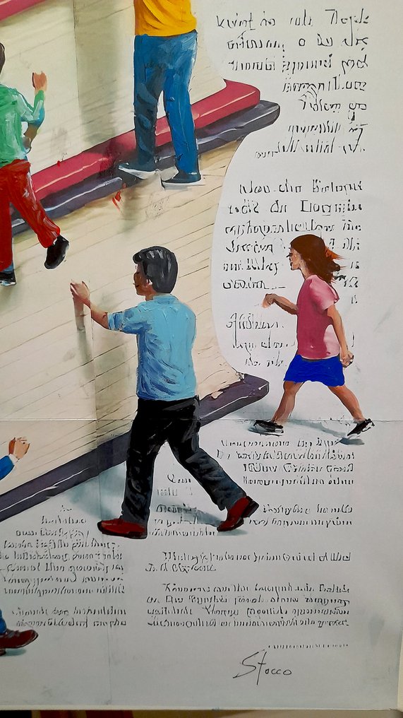 Giorgio Stocco - The climbers 89- opera unica #1.0