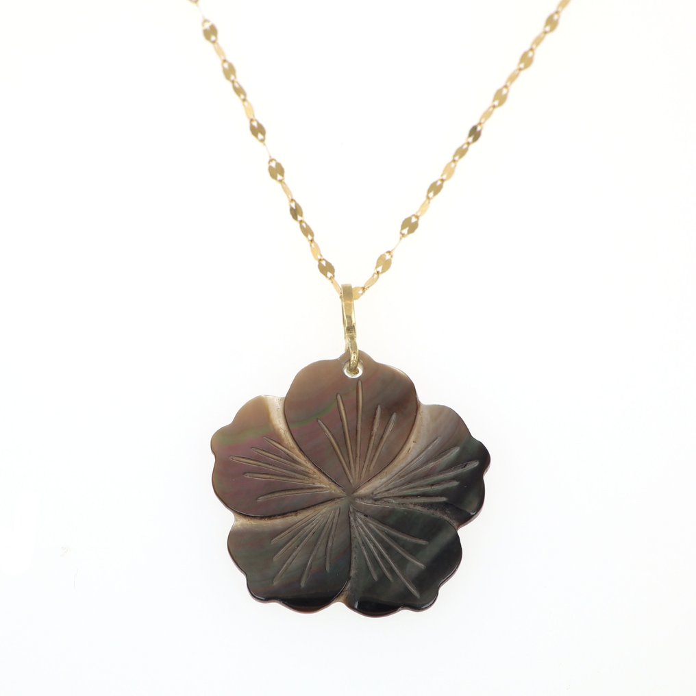 Sem preço de reserva - Colar com pingente - 18 K Ouro amarelo #1.0