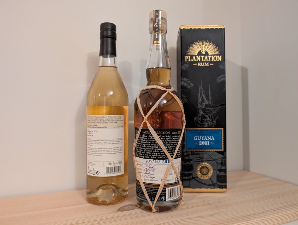 Diamond 10yo & Plantation Guyana 2011 - 70cl - 2 bottles #3.2