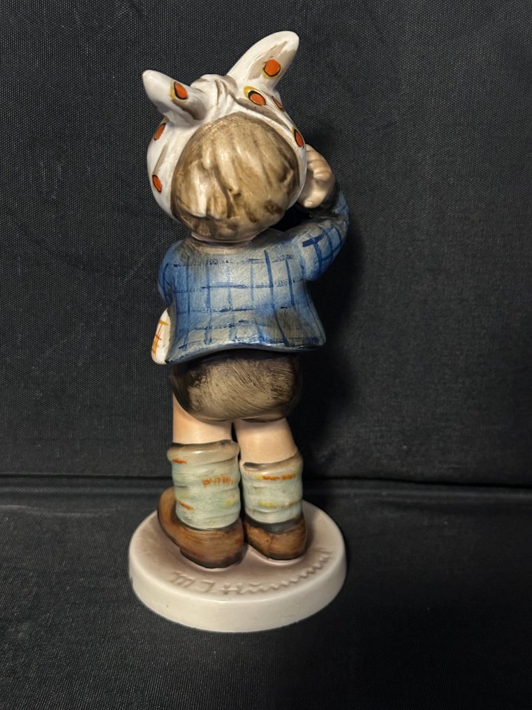 Goebel - 雕像 - Collectible Hummel Goebel Figurine 1951 #217 "Boy with toothache" - TMK4 - 瓷, 陶瓷 #2.1