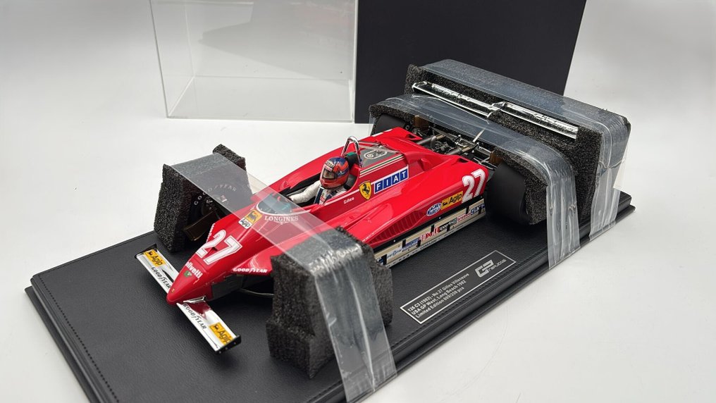 GP Replicas 1:12 - Αυτοκίνητο μοντελισμού - Ferrari 126 C2 Villeneuve USA GP West Long Beach 1982 - (cod.A38) #1.0