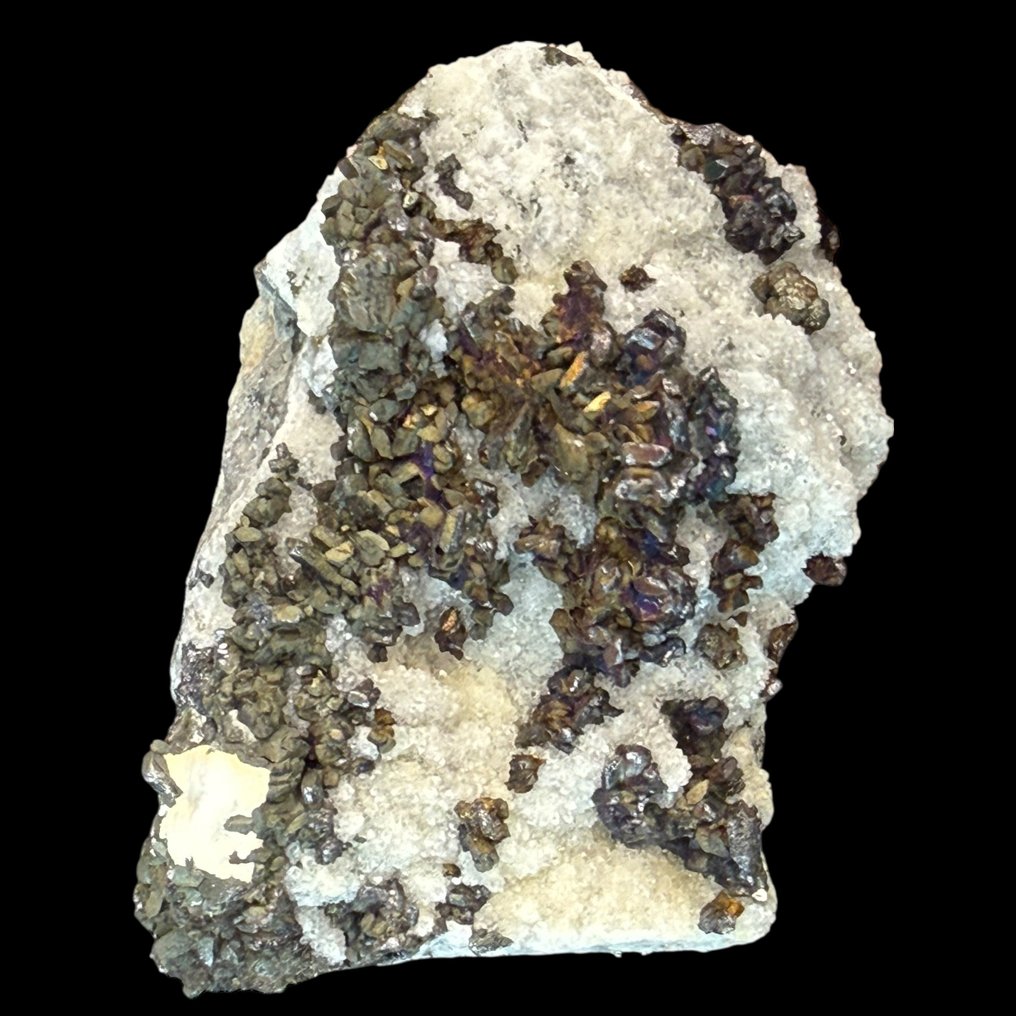 Αρχαία συλλογή Enargite με Χαλαζία - Ύψος: 9 cm - Πλάτος: 6 cm- 200 g #1.0