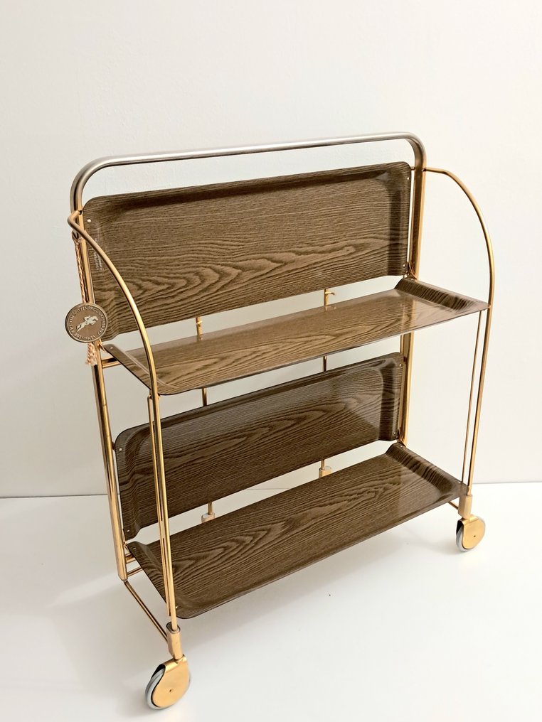 Bremshey - 上菜手推車 - 鋼, Gerlinol（木材） #3.2