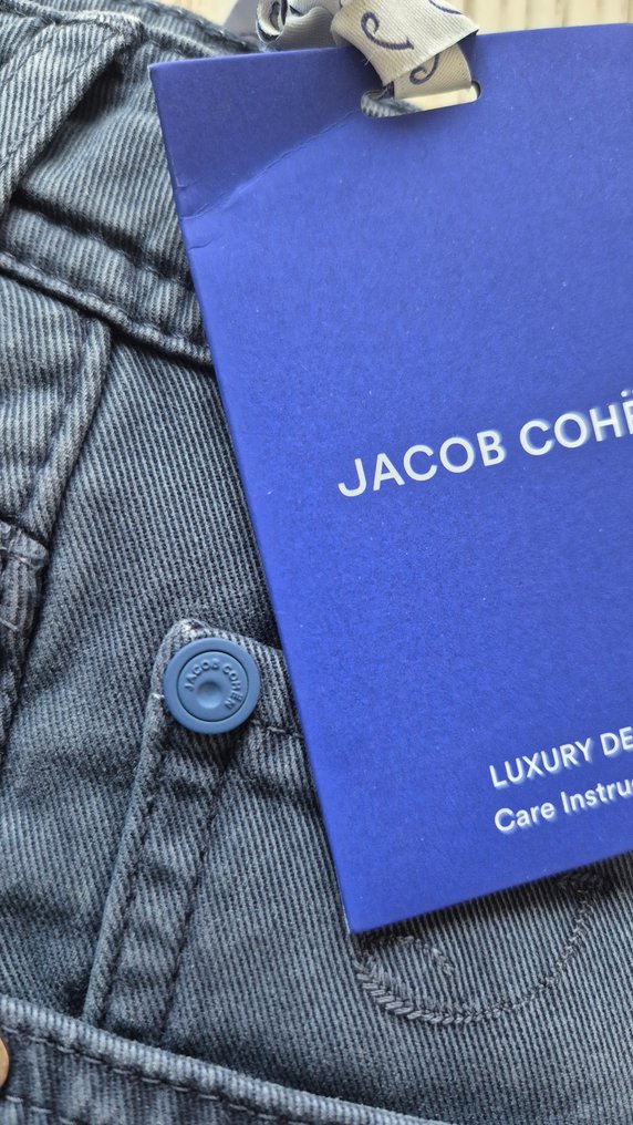 RRP 420 - Jacob Cohen Jeans - 31 - Handmade Blau - Jeans - New with tags #3.2