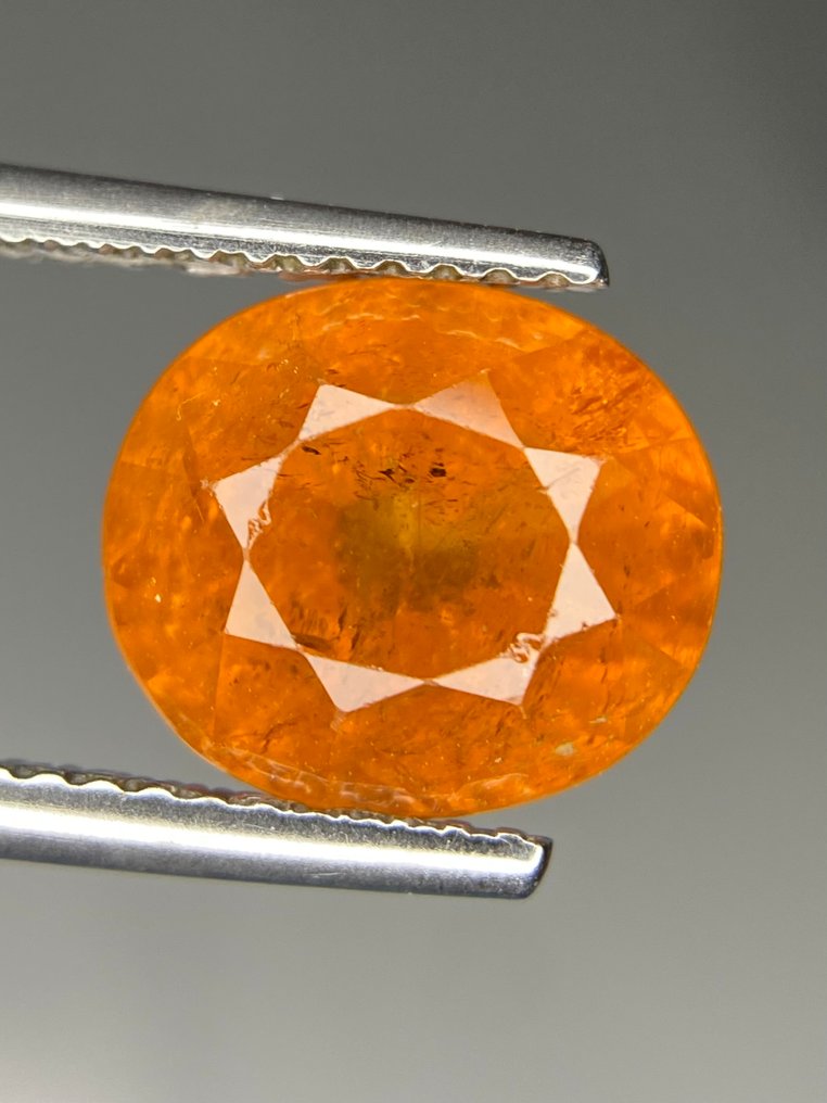 1 pcs  橙色 錳鋁榴石  - 5.67 ct - 國際有色寶石協會 (ICA GemLab) #2.1