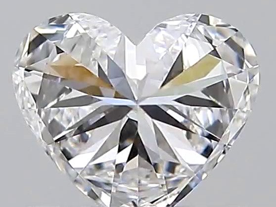 Sem preço de reserva - 1 pcs Diamante (Natural) - 0.50 ct - Coração - E - VVS2 - Gemological Institute of America (GIA) - *EX EX* #3.2