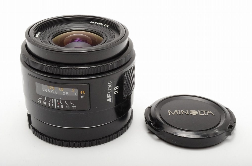 Minolta AF 28mm f2.8 1:2.8 (22) Minolta a / Sony a Obiektyw aparatu #1.0