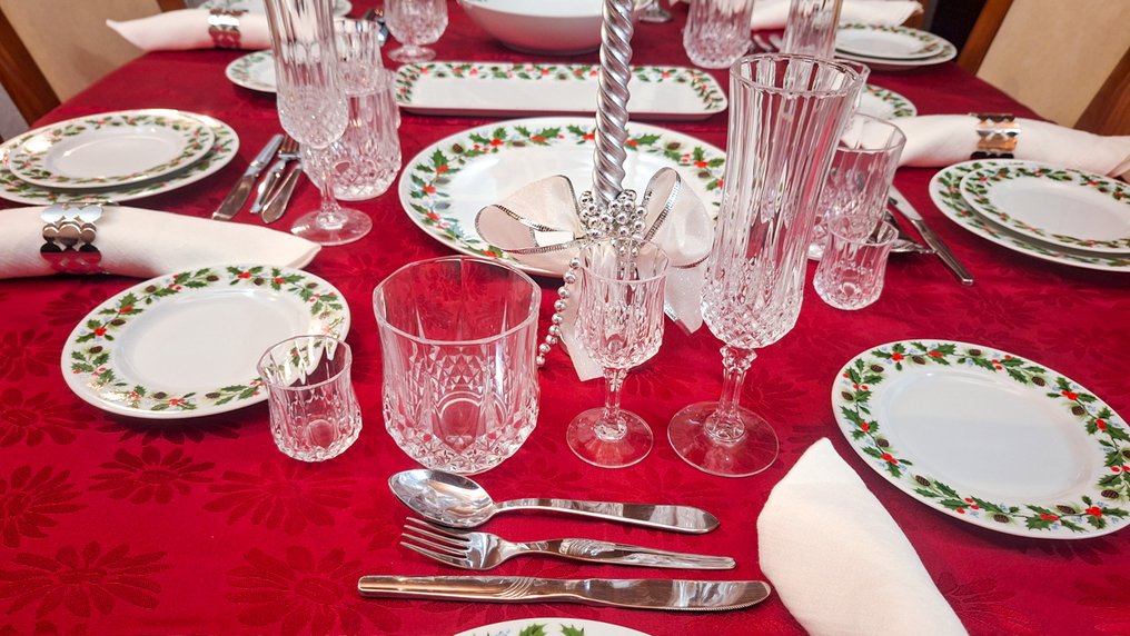 spal - 整套餐具 (46) - 瓷器, 水晶 - 装饰 冬青 #4.3