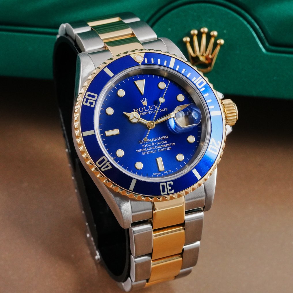 Rolex - Submariner Date Bluesy Two Tone - 16613 - 男士 - 2000-2010 #1.0