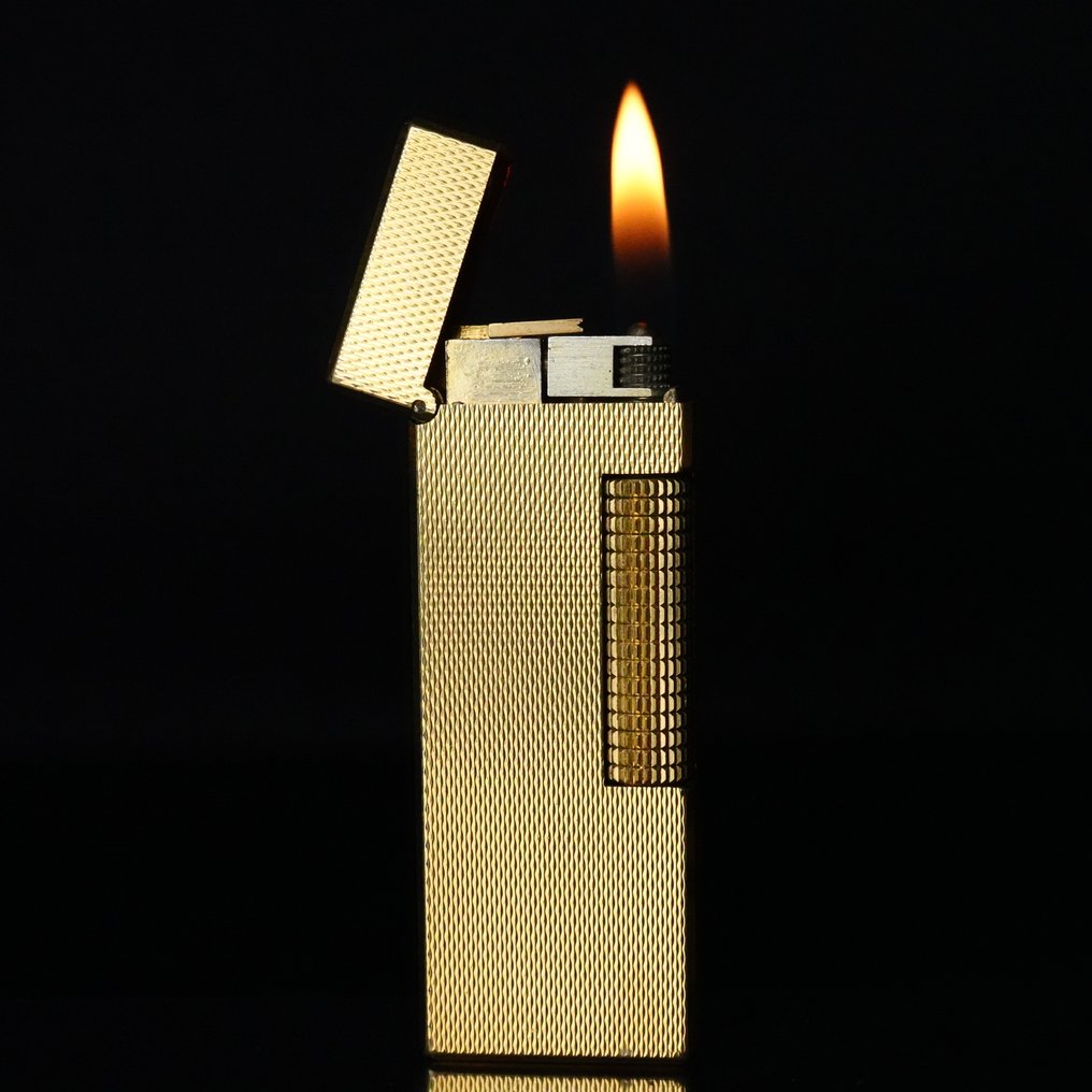 Dunhill - Barley Pattern Rollagas Lighter - Sem preço de reserva - Isqueiro - Banhado a ouro #1.0