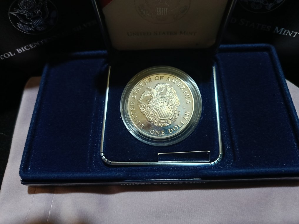 Verenigde Staten. 1 Dollar 1994 " US Capitol Bicentennial" 1 Coin Silver Proof  (Zonder minimumprijs) #4.3