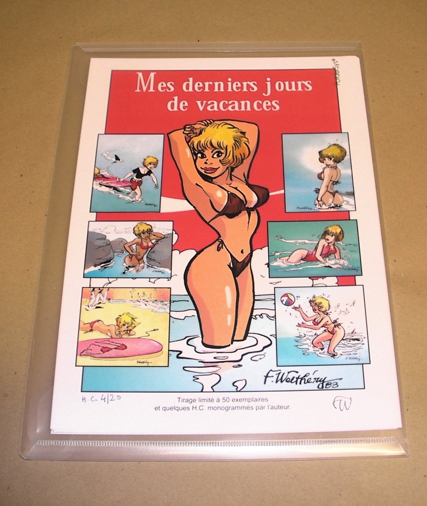 François Walthéry - 1 Portfolio - Natacha - Mes derniers jours de vacances - Hors Commerce #1.0